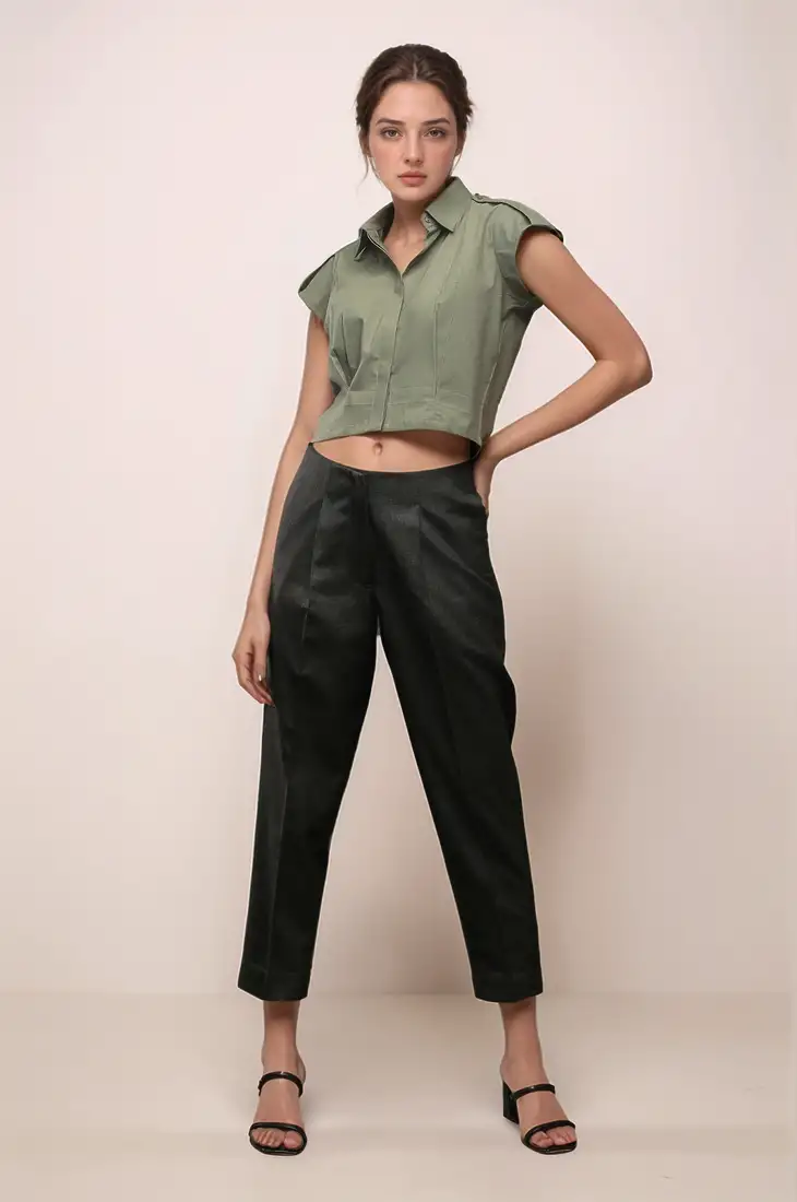 Teal georgette embroidered unstitched dress material