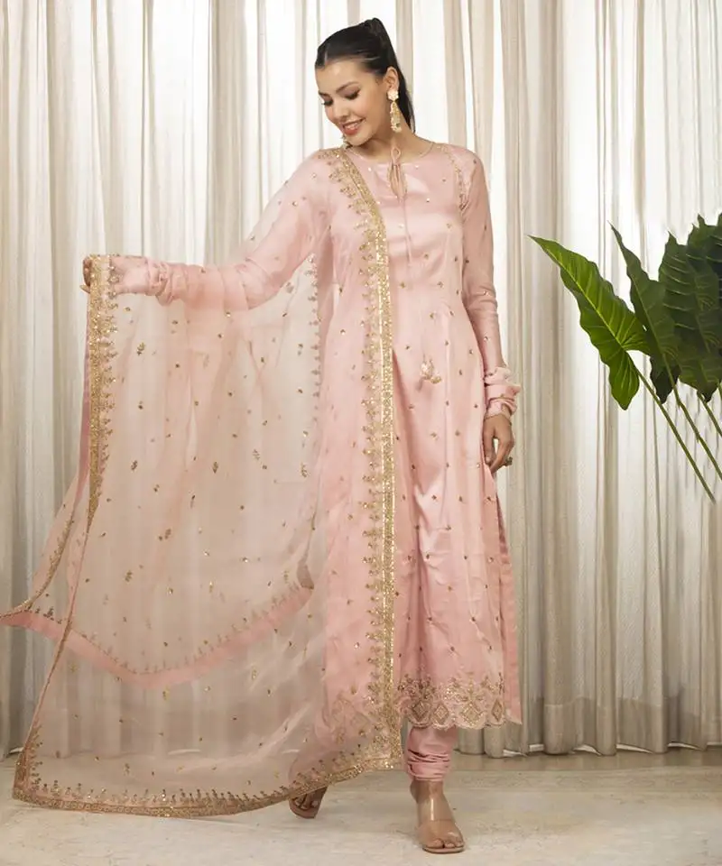 Sonam pink kurta set