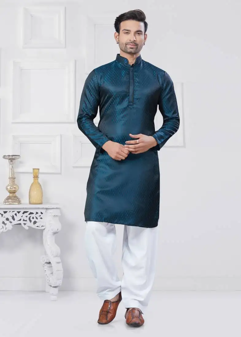 Rama jecquard silk pathani suits for mens wear