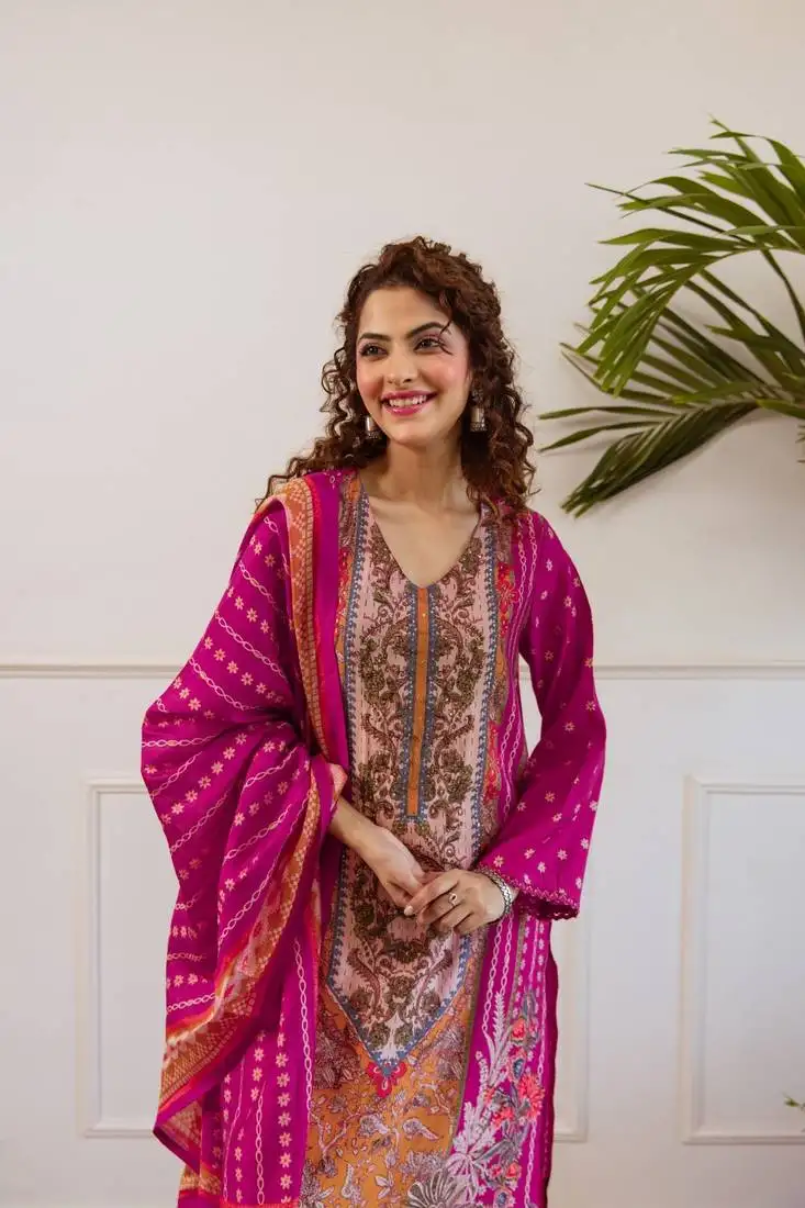 Bakul blush premium suit set