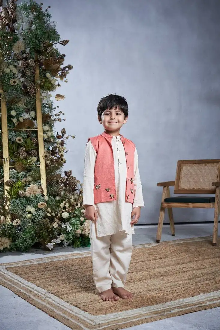 Peach bandi bumble bee bandi set