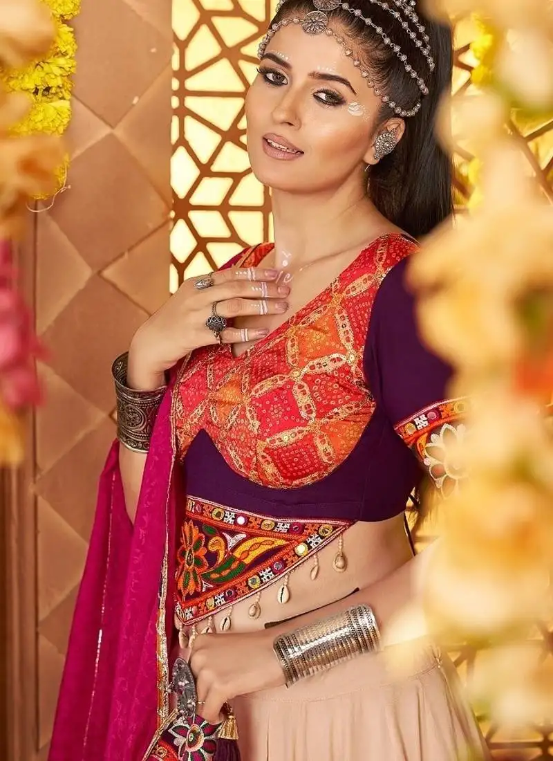 Beautiful stitched lehenga choli set