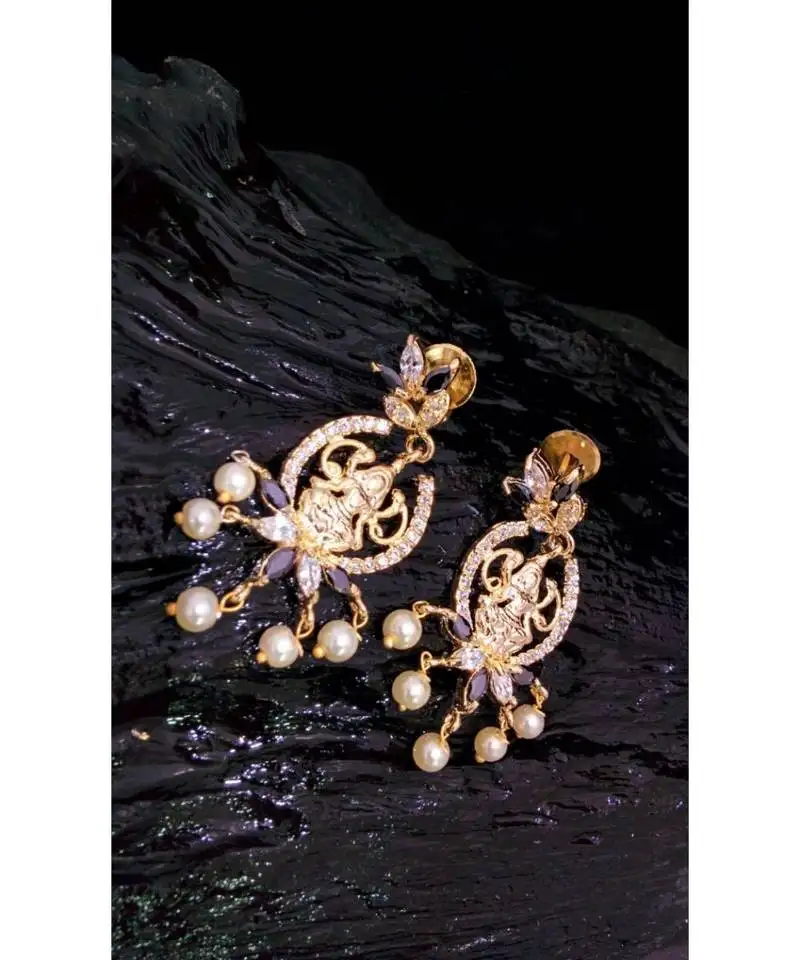 Beautiful designer cz ear rings