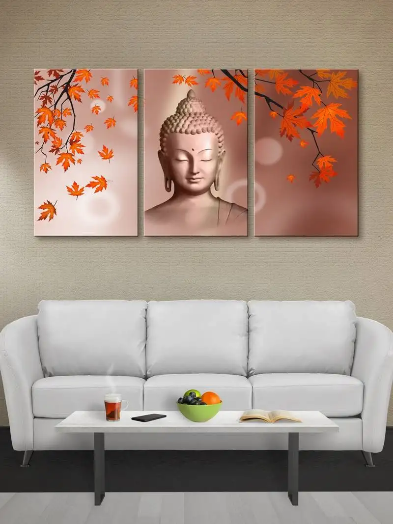 999store meditating buddha printed canvas painting