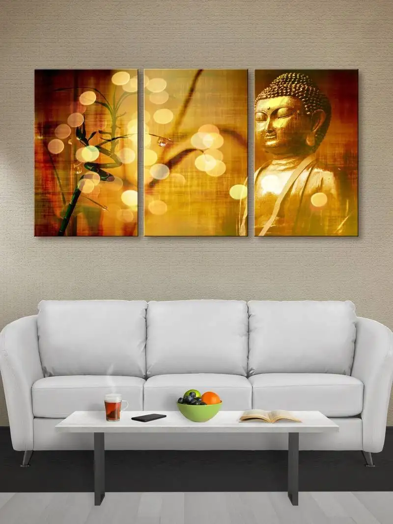 999store buddha meditating printed canvas painting