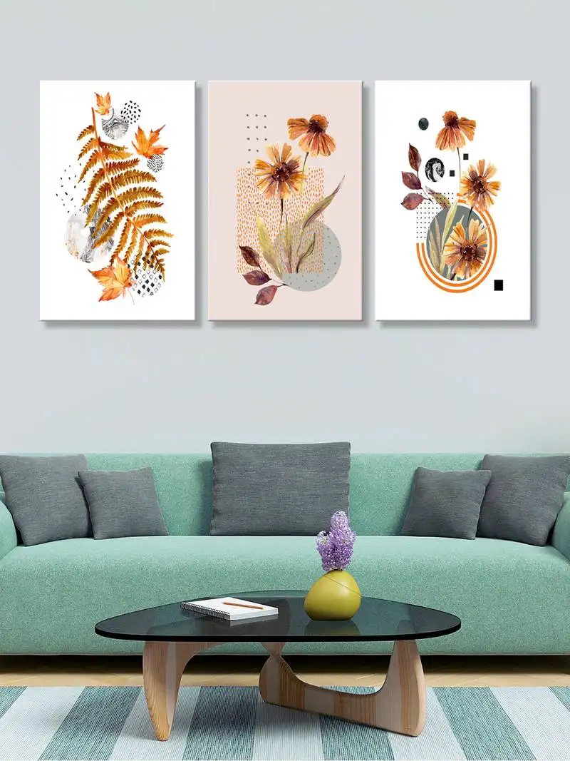 999store orange canvas paintings