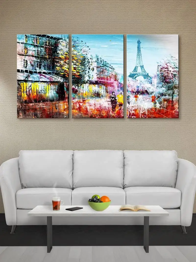 999store eiffel tower printed canvas painting