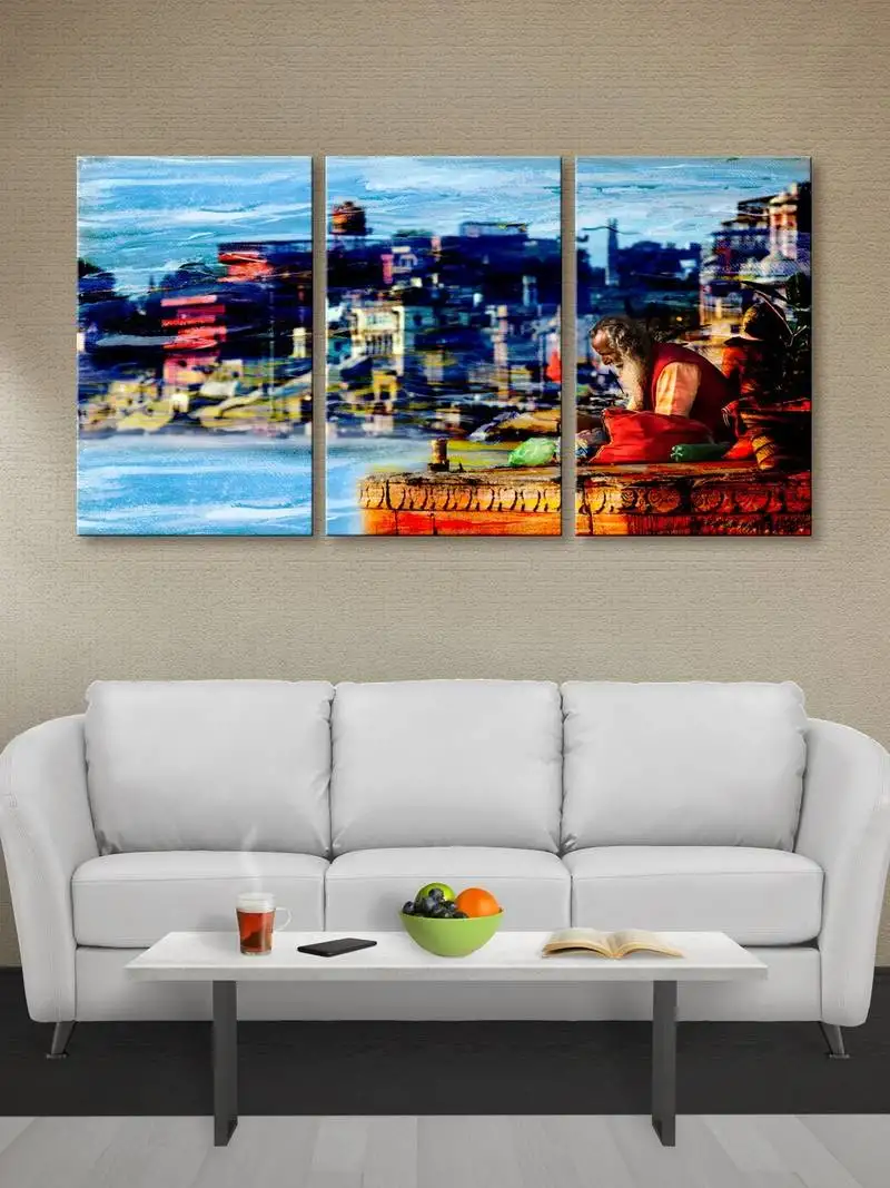 999store indian holyman printed canvas painting