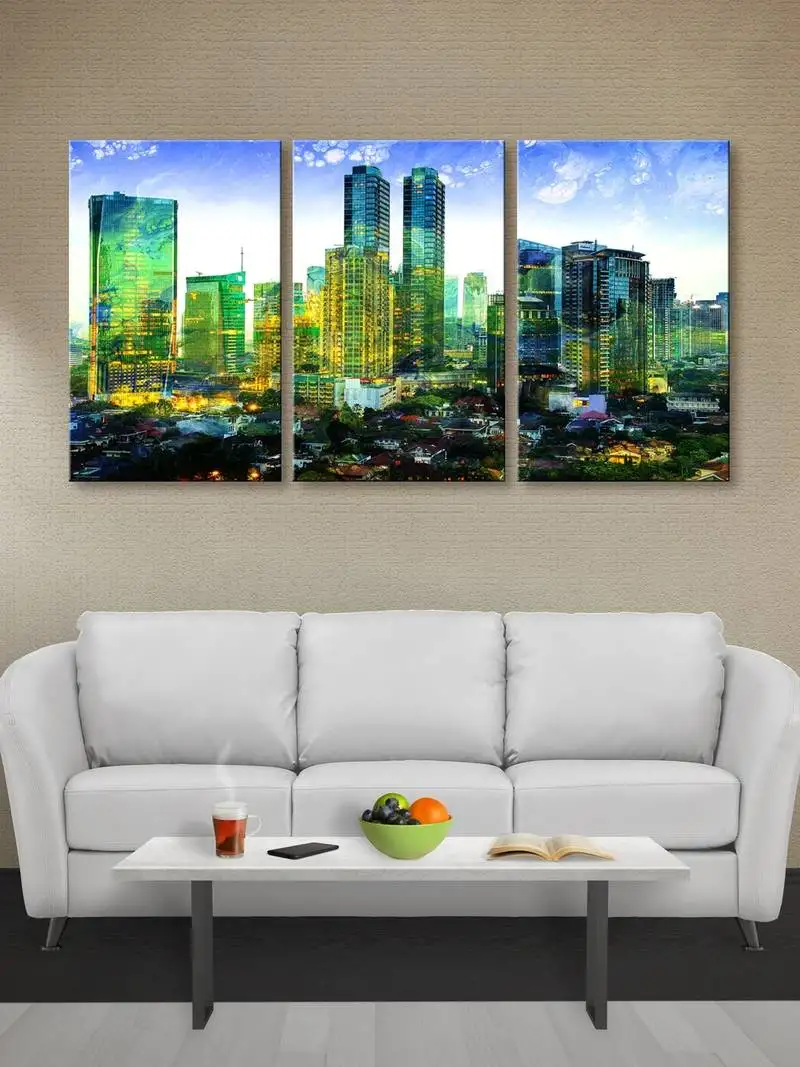 999store buildings printed canvas painting