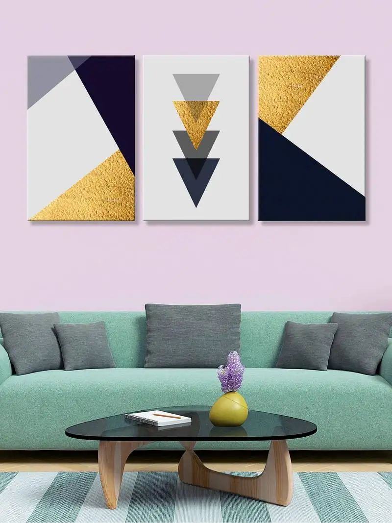 999store zigzag art panels canvas painting