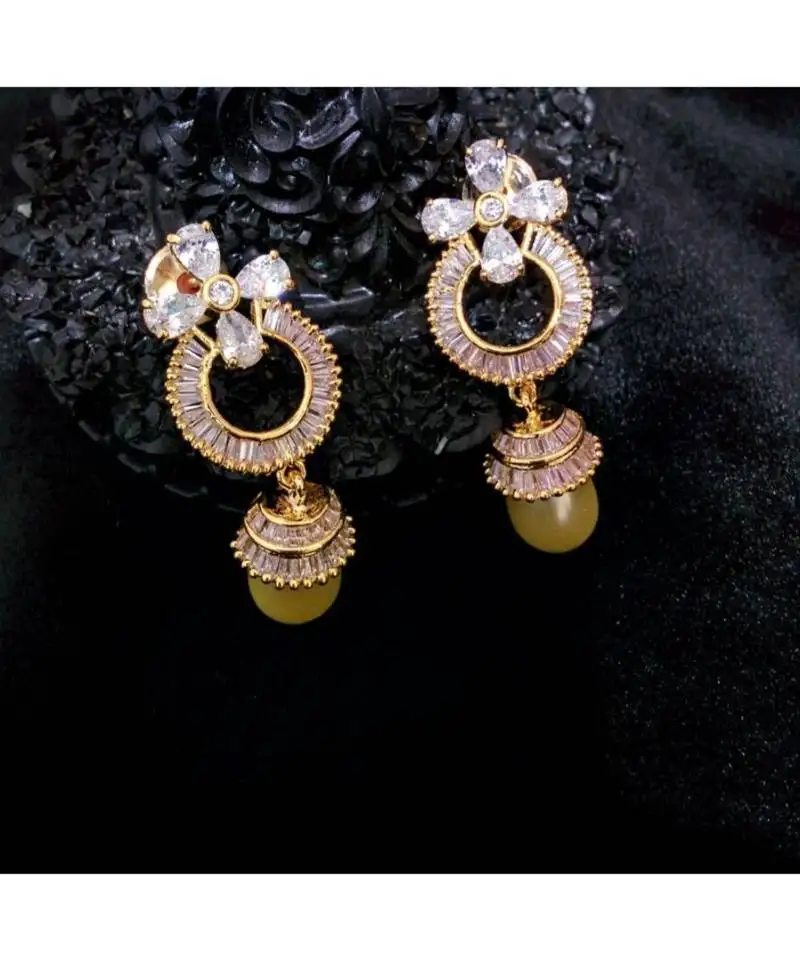 White colour dangler drops