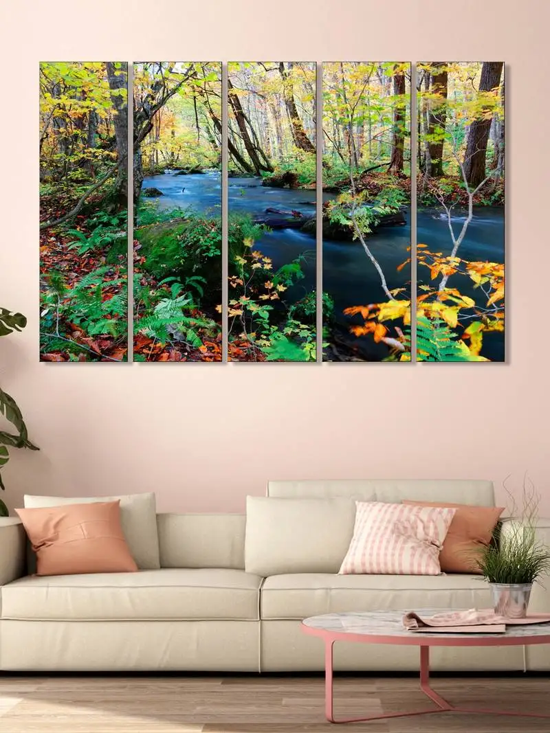 999store natural scenery mdf wall art panels for living room