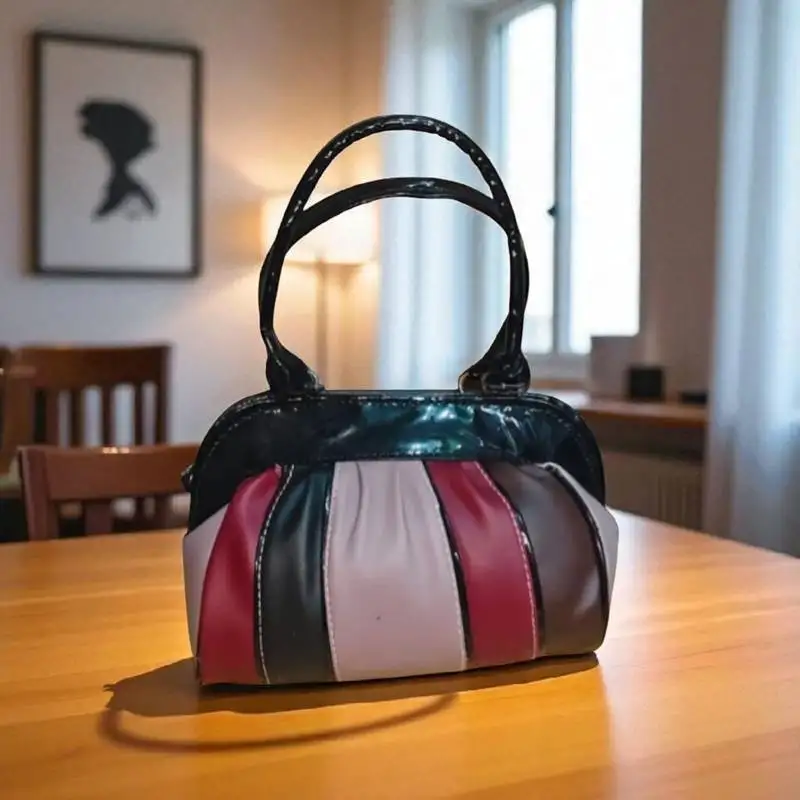 Stylish multicolor pu leather handbag for women | trendy shoulder & tote bag | casual & party wear bag