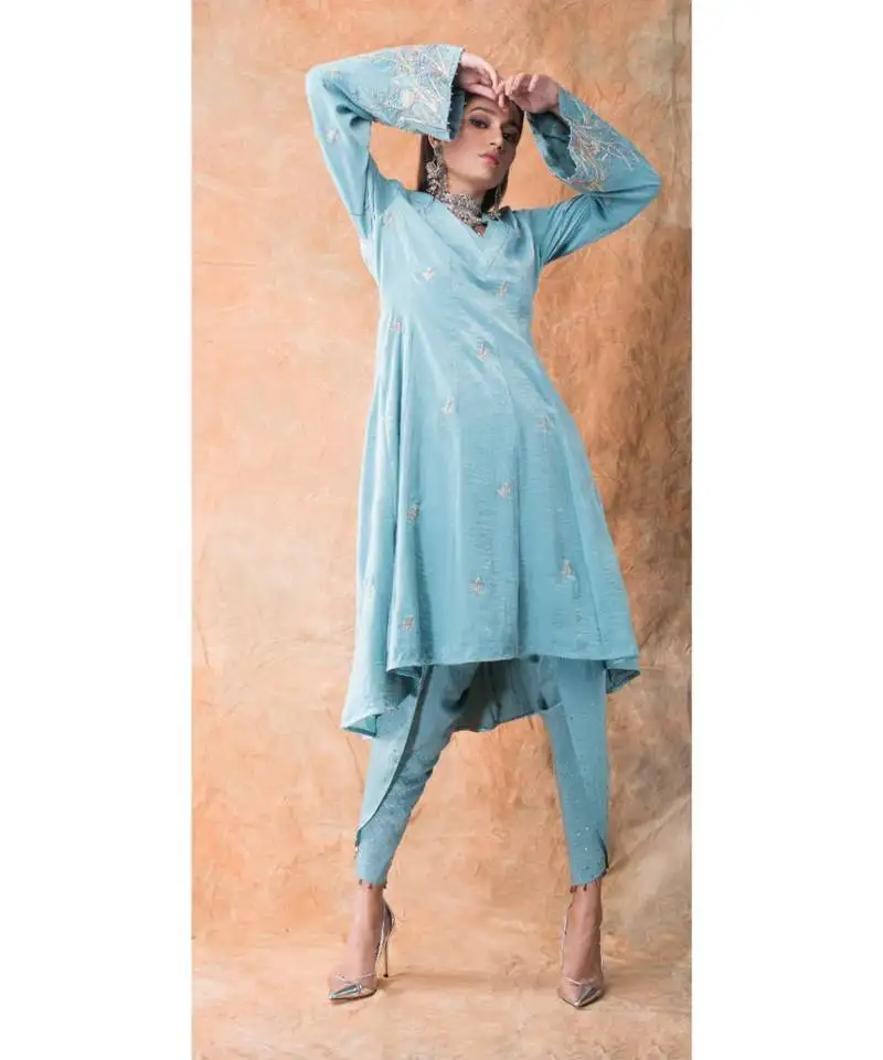 Show shaa kimono high low anarkali & dhoti pants