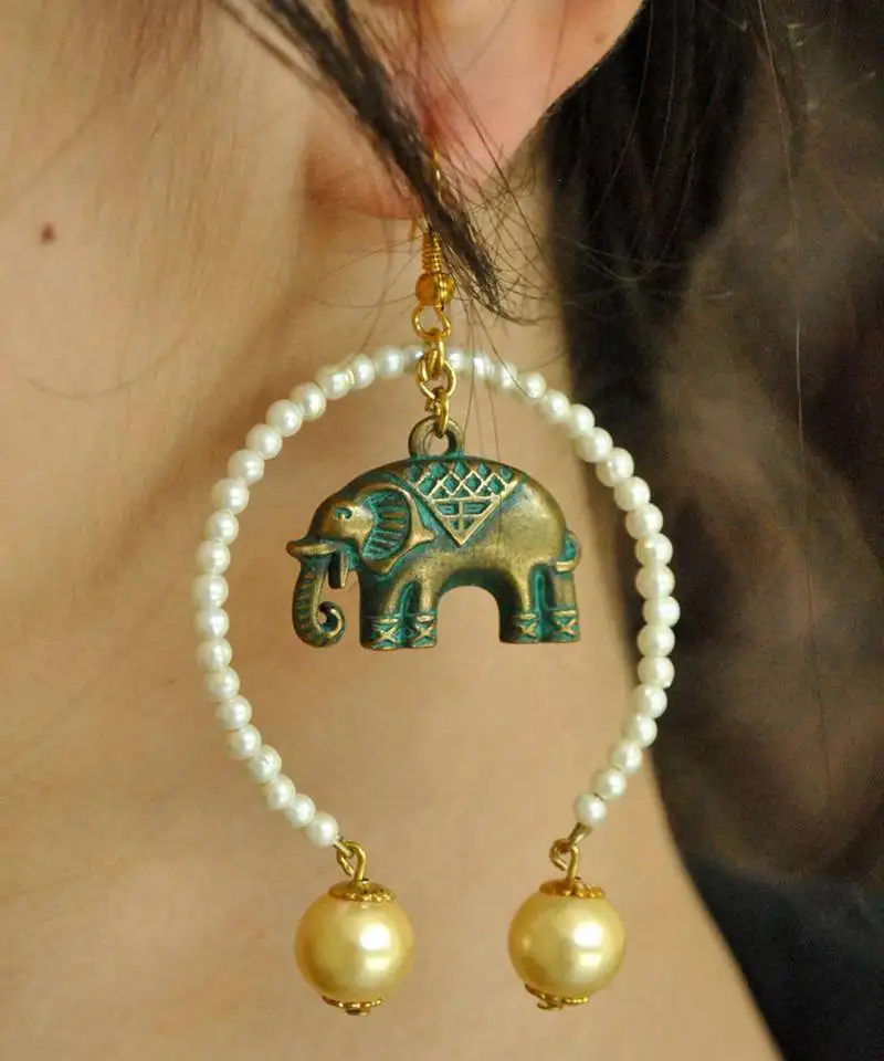 Mastana haathi earrings