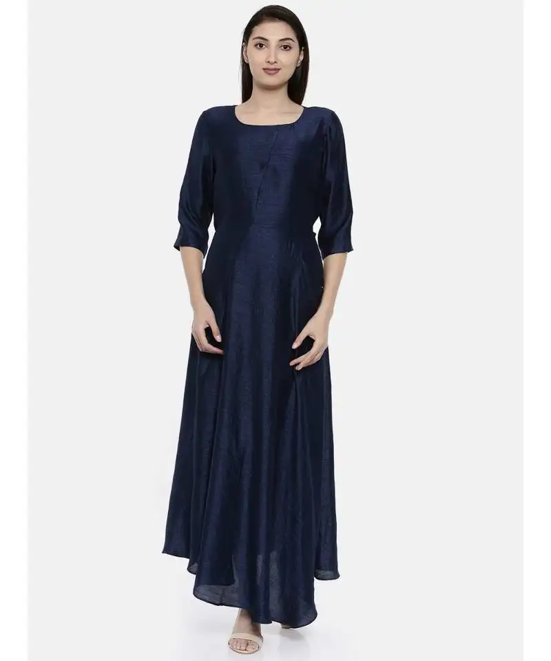 Mayank modi blue classic long dress