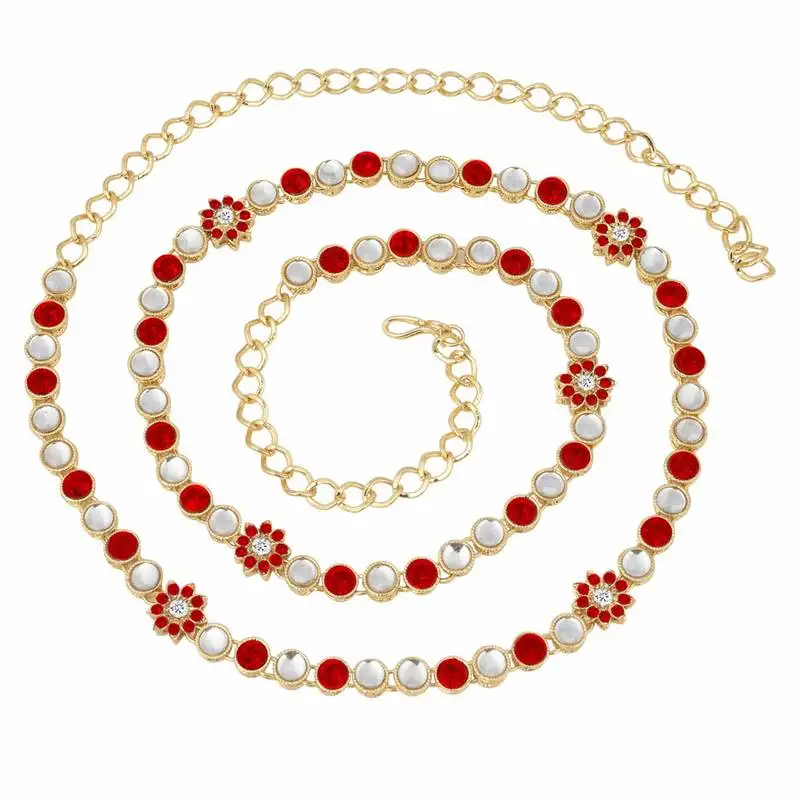 Traditional kundan & stone studded kamarband for women b003r