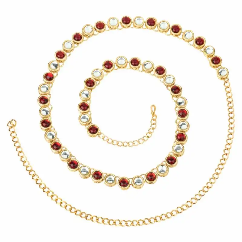 Kundan belly chain kamarband for girls women