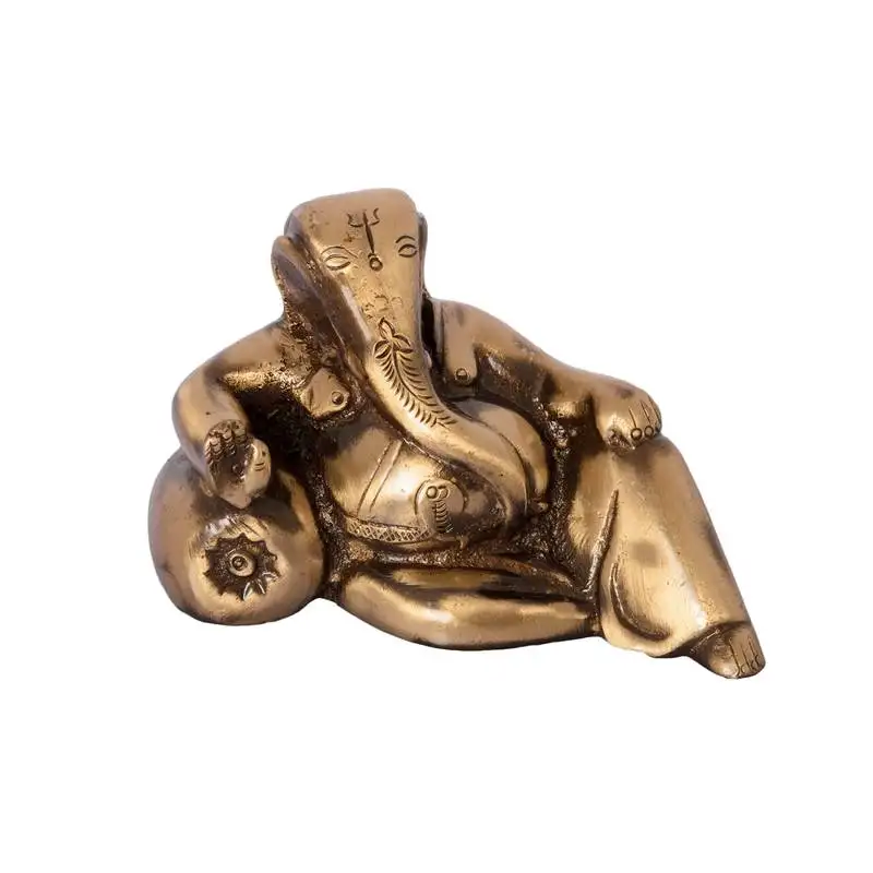 Brass lord ganesha with masand