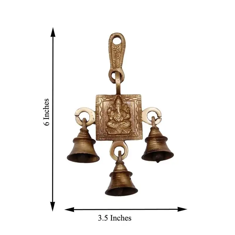 Brass lord ganesha bells