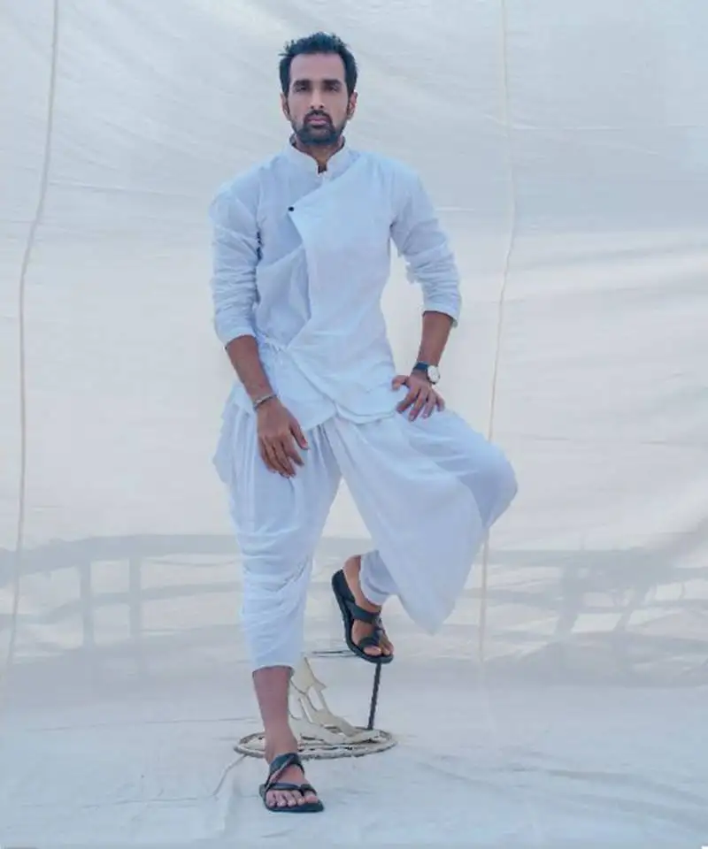 White divine cotton kurta