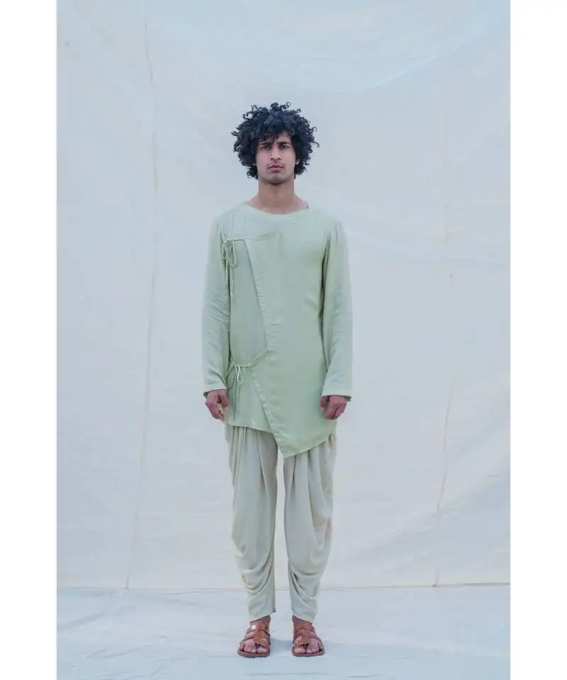 Cotton x rayon pista angrakha