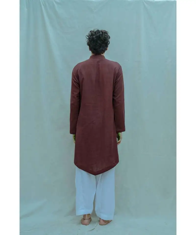 Brown kurta and patiala salwar