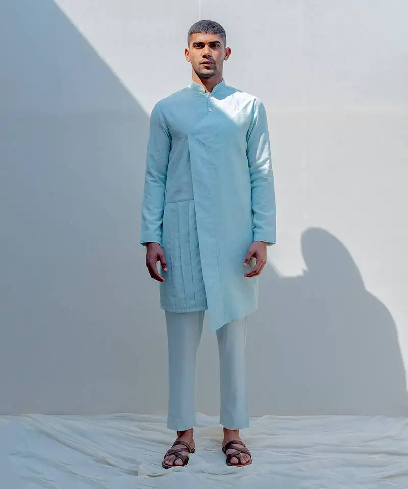 Drifter mint green men kurta