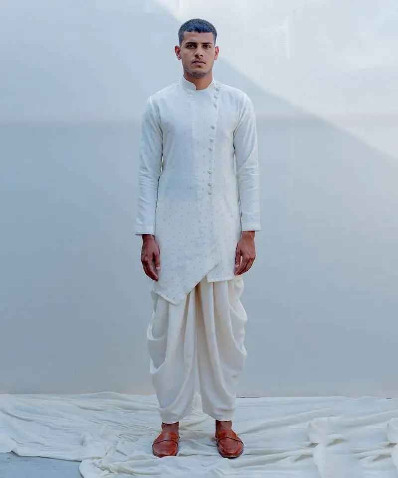 Waayfarer off white men kurta