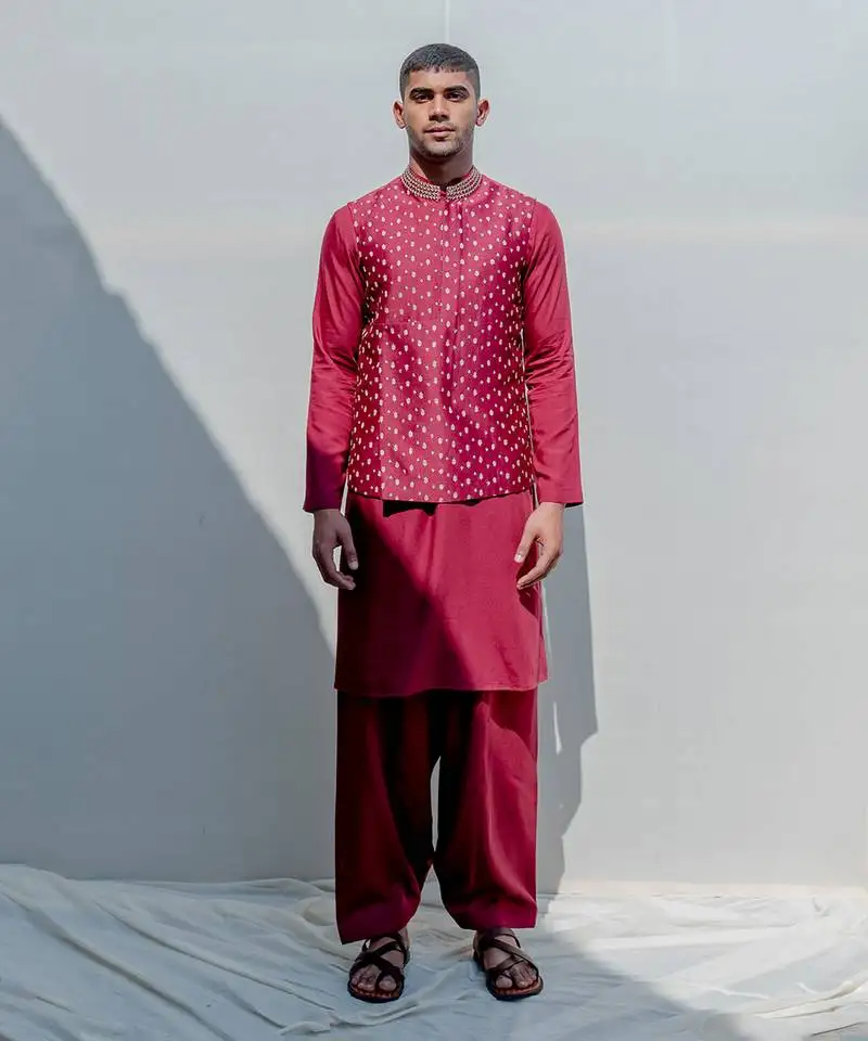 Paragon rust men kurta