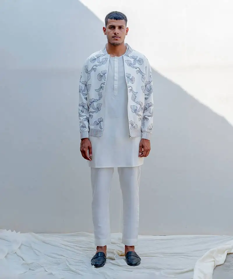 Off white jacket set