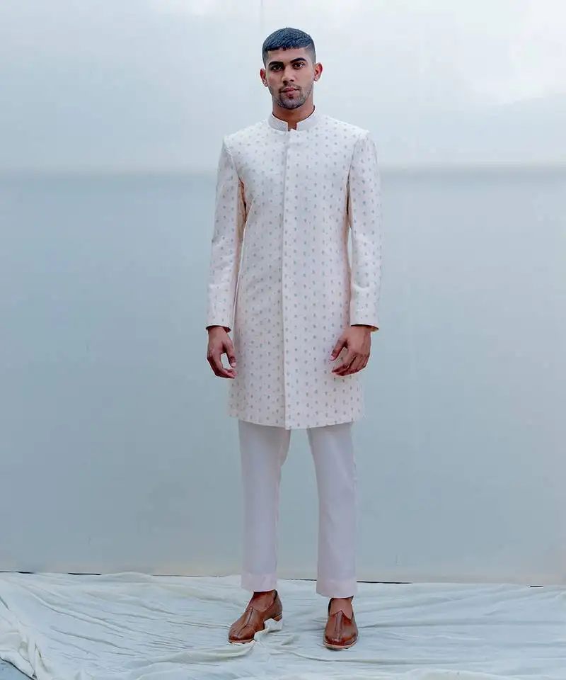 Epitome peach men kurta
