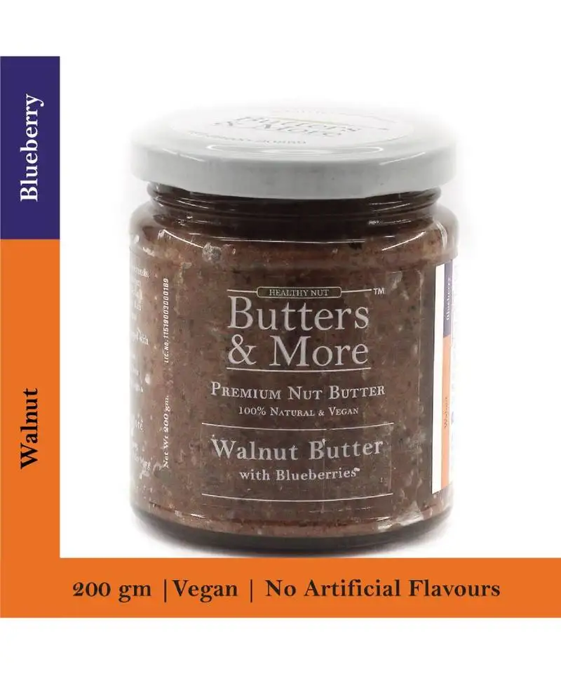 200gm walnut butter with blueberries