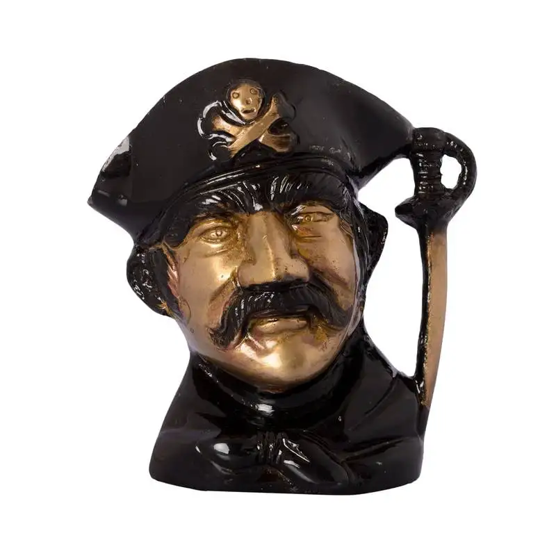 Brass antique finish pirtates handcolored penstand