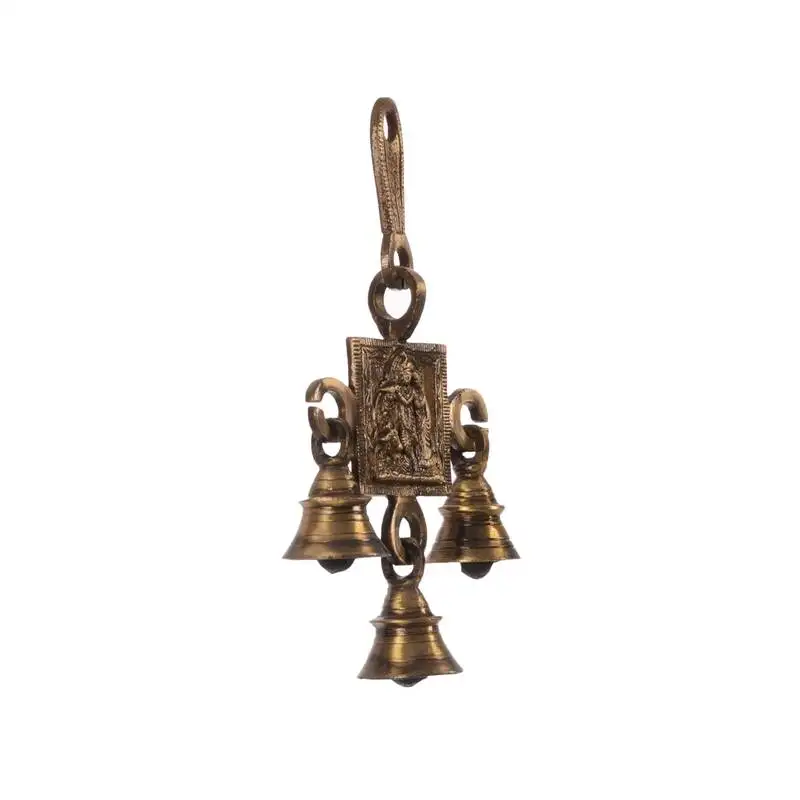 Radha krishna brass hanging bells