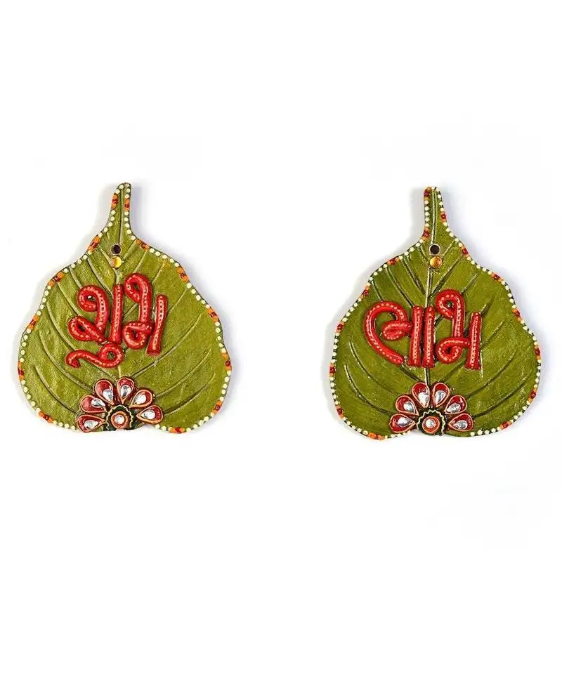Designer paan shape shubh labh door hanging 253