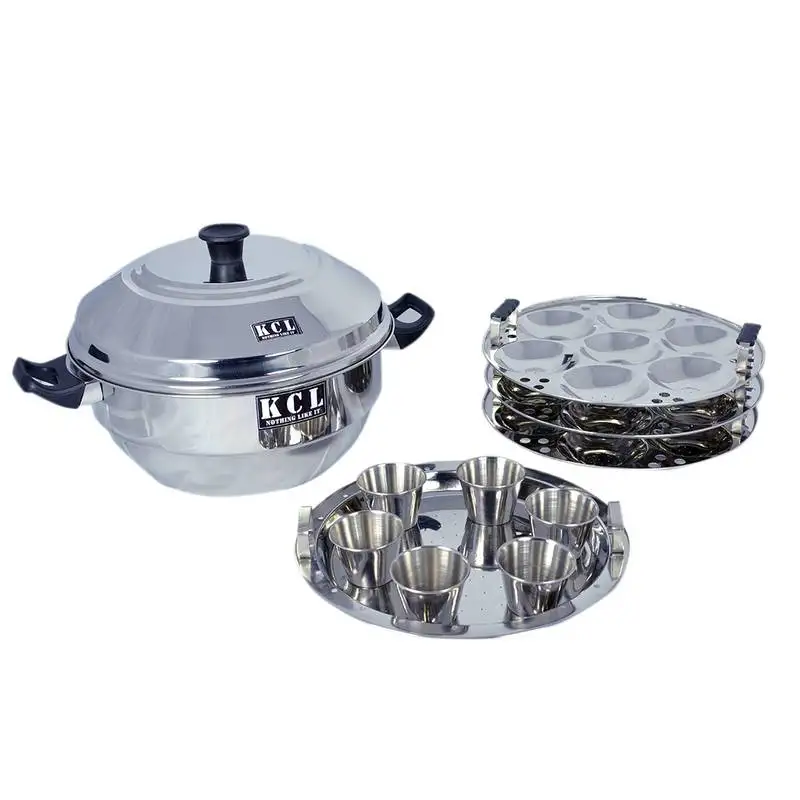 Kcl idly maker cum steamer plain 21 idly