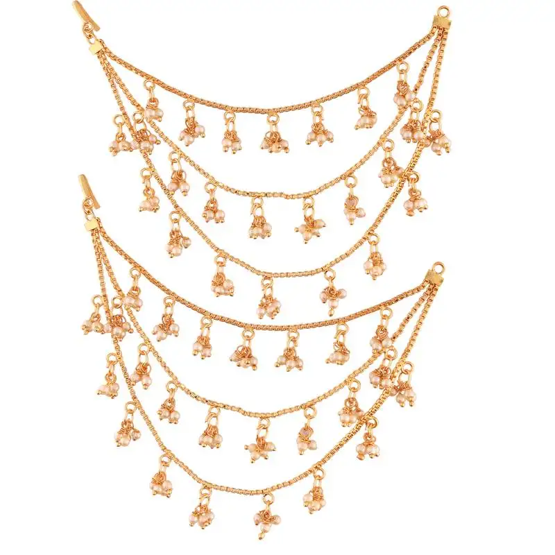 Bahubali hair chain accessories for earrings for women