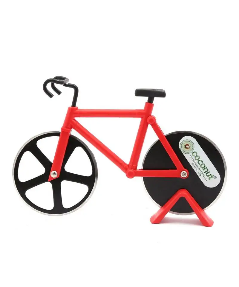 Coconut cycle pizza cutter (multicolour) non stick - 1 unit