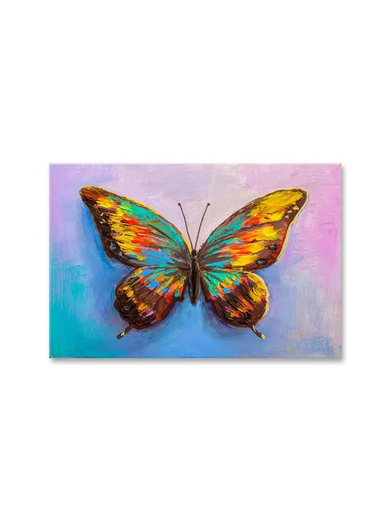 999store beautiful butterfly art framed canvas painting (cnvas24x36 inch Multi)