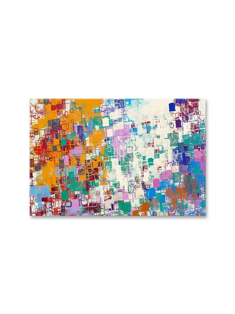 999store abstract morden art multi color framed canvas painting (cnvas24x36 inch Multi)