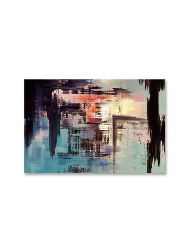 999store abstract multi framed canvas painting (cnvas24x36 inch Brown)