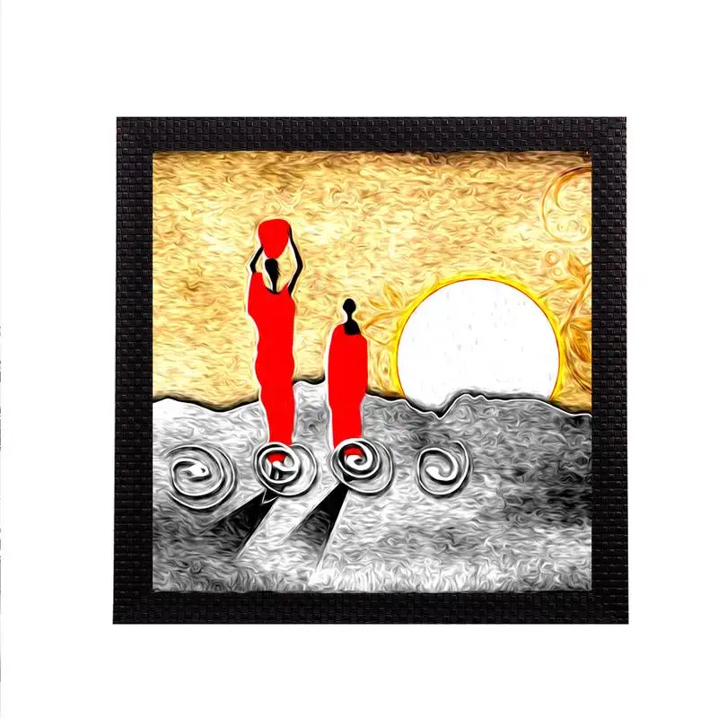 Scenary view satin matt texture uv art painting