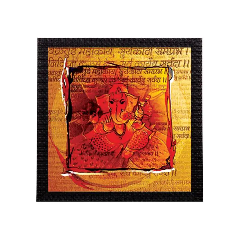 Lord ganesha textured uv art painting