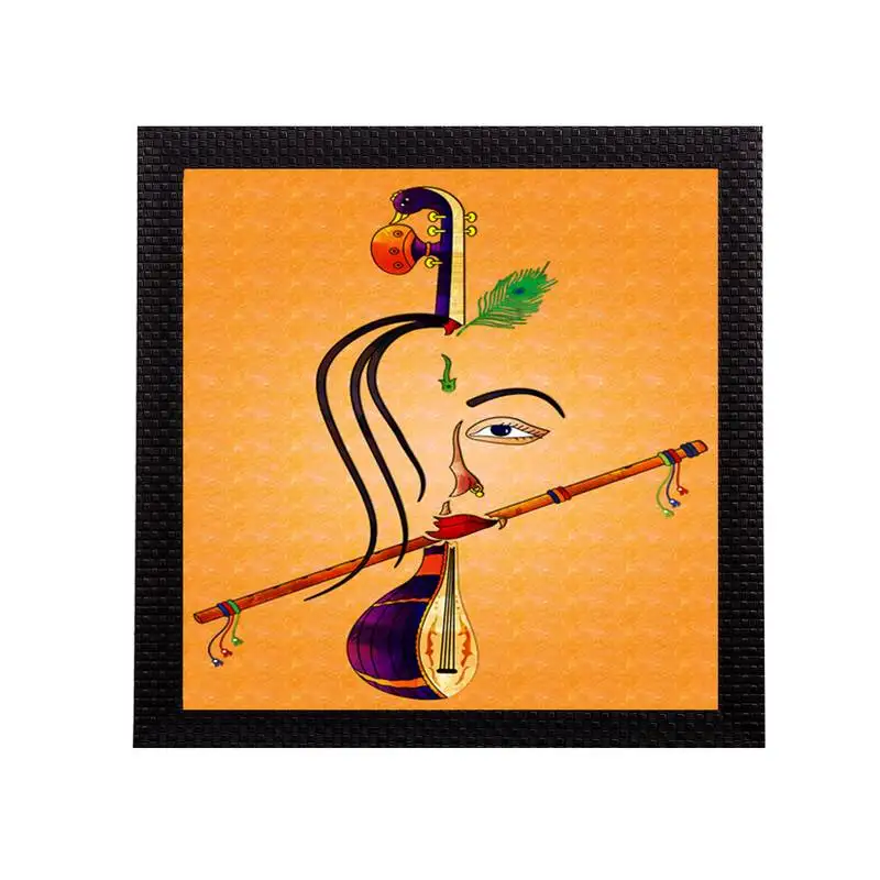 Lord krishna matt texture uv art painting