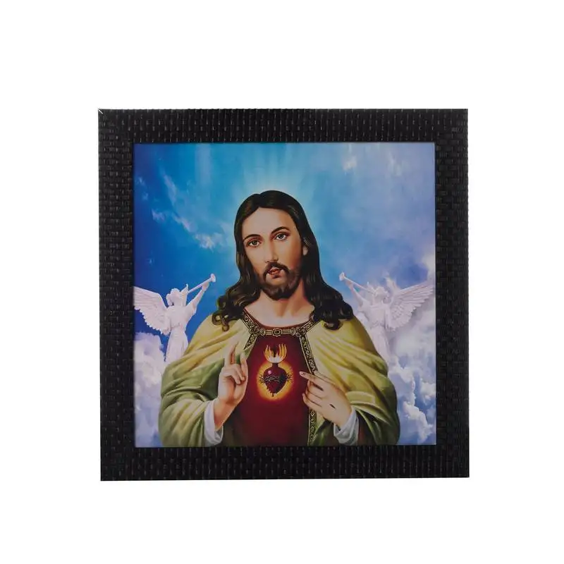 E craft india satin matt uv art painting - framed, multicolor