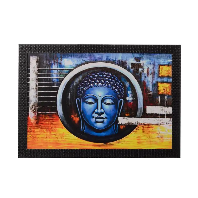 Spritual buddha satin matt texture uv art painting