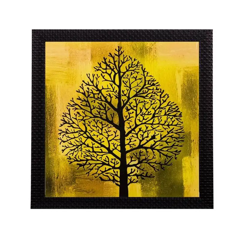 Tree design matt textured uv art painting