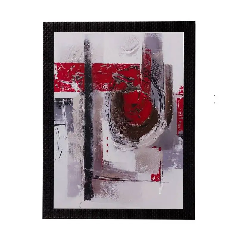 Abstract design matt textured uv art painting