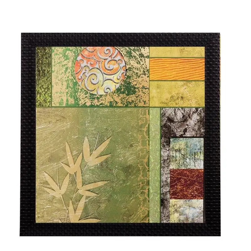 Abstract matt textured uv art painting